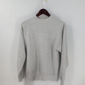 Vintage Y2K Hilltop Sportswear‎ Classic Pullover Sweatshirt Heather Gray Size L